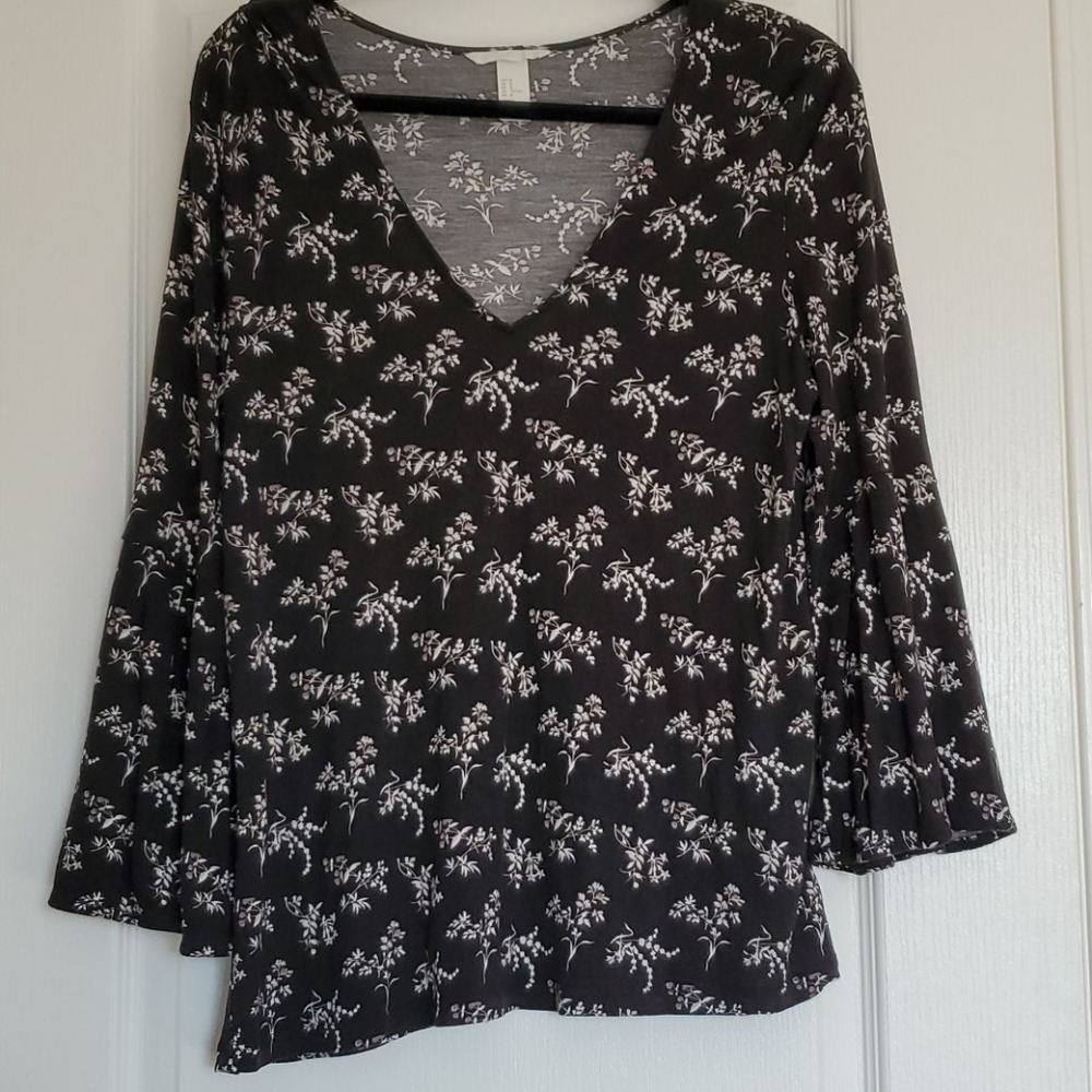 Jersey Trumpet Sleeve Top